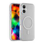 Capa de Telefone MagSafe em TPU Translúcido Fosco + PC com Cobertura Total, Para iPhone 17e / 16e, Para iPhone 17 Pro Max, Para iPhone 17 Pro, Para iPhone 17, Para iPhone Air, Para iPhone 16 Pro Max