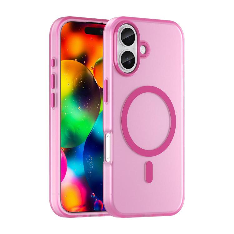 Capa de Telefone MagSafe em TPU Translúcido Fosco + PC com Cobertura Total, Para iPhone 17e / 16e, Para iPhone 17 Pro Max, Para iPhone 17 Pro, Para iPhone 17, Para iPhone Air, Para iPhone 16 Pro Max