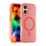 Capa de Telefone MagSafe em TPU Translúcido Fosco + PC com Cobertura Total, Para iPhone 17e / 16e, Para iPhone 17 Pro Max, Para iPhone 17 Pro, Para iPhone 17, Para iPhone Air, Para iPhone 16 Pro Max