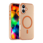Capa de Telefone MagSafe em TPU Translúcido Fosco + PC com Cobertura Total, Para iPhone 17e / 16e, Para iPhone 17 Pro Max, Para iPhone 17 Pro, Para iPhone 17, Para iPhone Air, Para iPhone 16 Pro Max