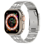 Tortoise Buckle Titanium Steel Watch Band, For Apple Watch SE 2023 44mm, For Apple Watch SE 2023 40mm, For Apple Watch Ultra 2 49mm, For Apple Watch Series 9 45mm, For Apple Watch Series 9 41mm, For Apple Watch Ultra 49mm, For Apple Watch Series 8 41mm...