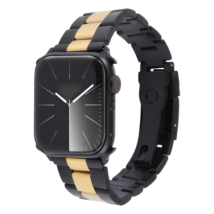 Correia de relógio em aço inoxidável com três contas, para Apple Watch Series 3 38mm, para Apple Watch Series 3 42mm, para Apple Watch Series 2 42mm, para Apple Watch Series 2 38mm, para Apple Watch 42mm
