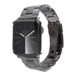 Correia de relógio em aço inoxidável com três contas, para Apple Watch Series 3 38mm, para Apple Watch Series 3 42mm, para Apple Watch Series 2 42mm, para Apple Watch Series 2 38mm, para Apple Watch 42mm