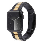 Correia de relógio em aço inoxidável com três contas, para Apple Watch Series 3 38mm, para Apple Watch Series 3 42mm, para Apple Watch Series 2 42mm, para Apple Watch Series 2 38mm, para Apple Watch 42mm