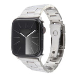 Correia de Relógio em Aço Inoxidável com Três Contas, Para Apple Watch 38mm