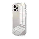 Transparent Plating Fine Hole Phone Case, For iPhone 13 Pro Max, For iPhone 13 Pro, For iPhone 13, For iPhone 12, For iPhone 12 Pro Max, For iPhone 12 Pro