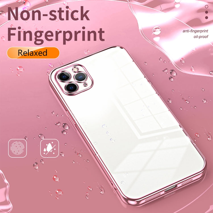 Capa de telemóvel transparente com orifícios finos e revestimento, para iPhone 11 Pro Max, para iPhone 11, para iPhone 11 Pro, para iPhone X / XS, para iPhone XR, para iPhone XS Max