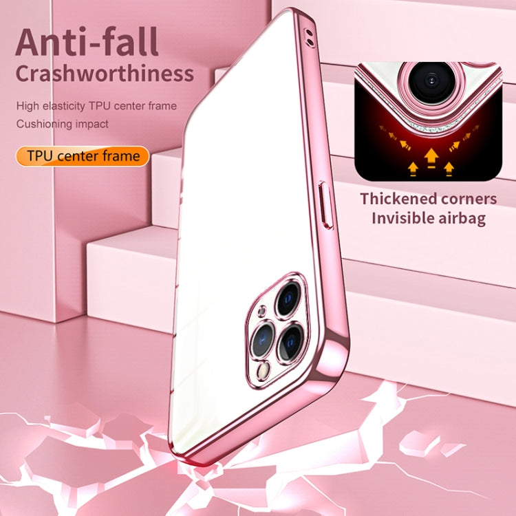 Capa de telemóvel transparente com orifícios finos e revestimento, para iPhone 11 Pro Max, para iPhone 11, para iPhone 11 Pro, para iPhone X / XS, para iPhone XR, para iPhone XS Max