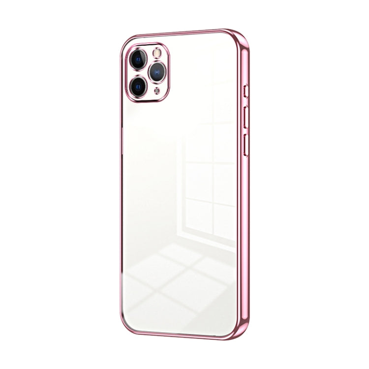 Capa de telemóvel transparente com orifícios finos e revestimento, para iPhone 11 Pro Max, para iPhone 11, para iPhone 11 Pro, para iPhone X / XS, para iPhone XR, para iPhone XS Max