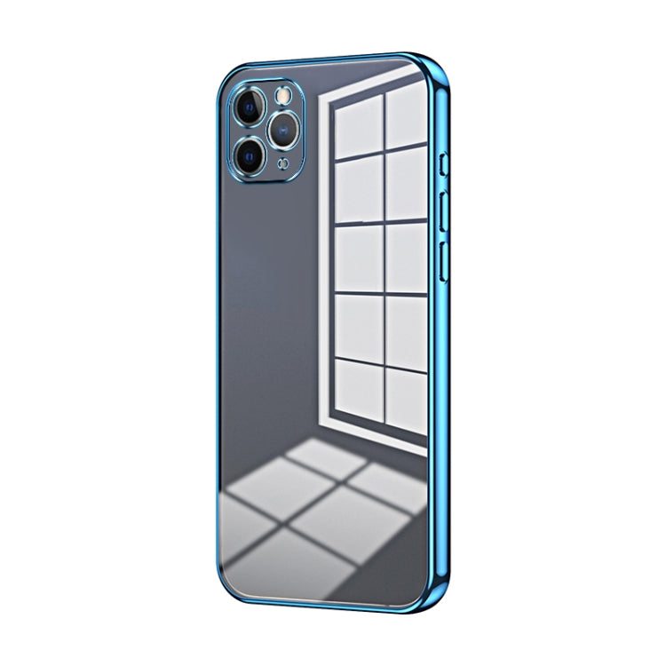 Capa de telemóvel transparente com orifícios finos e revestimento, para iPhone 11 Pro Max, para iPhone 11, para iPhone 11 Pro, para iPhone X / XS, para iPhone XR, para iPhone XS Max