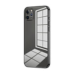 Capa de telemóvel transparente com orifícios finos e revestimento, para iPhone 11 Pro Max, para iPhone 11, para iPhone 11 Pro, para iPhone X / XS, para iPhone XR, para iPhone XS Max