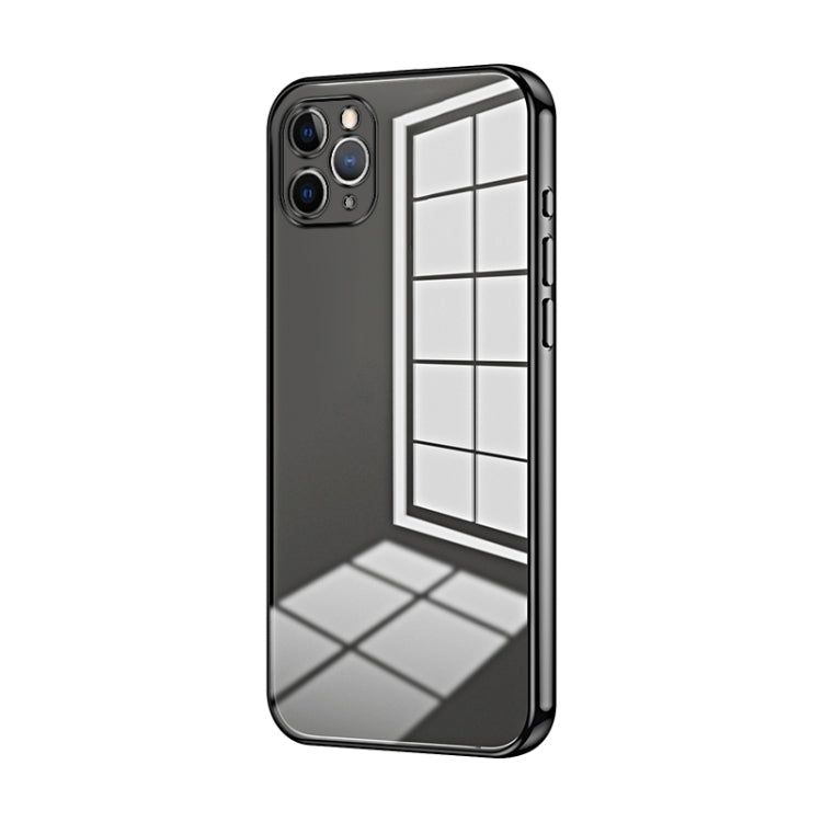 Capa de telemóvel transparente com orifícios finos e revestimento, para iPhone 11 Pro Max, para iPhone 11, para iPhone 11 Pro, para iPhone X / XS, para iPhone XR, para iPhone XS Max