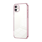 Capa de telemóvel transparente com orifícios finos e revestimento, para iPhone 11 Pro Max, para iPhone 11, para iPhone 11 Pro, para iPhone X / XS, para iPhone XR, para iPhone XS Max