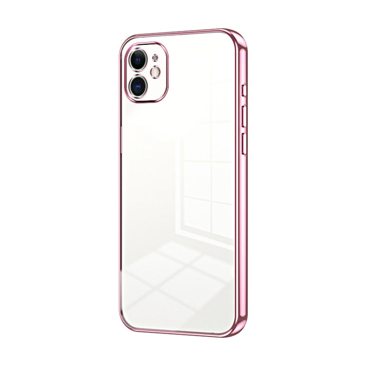 Capa de telemóvel transparente com orifícios finos e revestimento, para iPhone 11 Pro Max, para iPhone 11, para iPhone 11 Pro, para iPhone X / XS, para iPhone XR, para iPhone XS Max