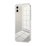 Capa de telemóvel transparente com orifícios finos e revestimento, para iPhone 11 Pro Max, para iPhone 11, para iPhone 11 Pro, para iPhone X / XS, para iPhone XR, para iPhone XS Max