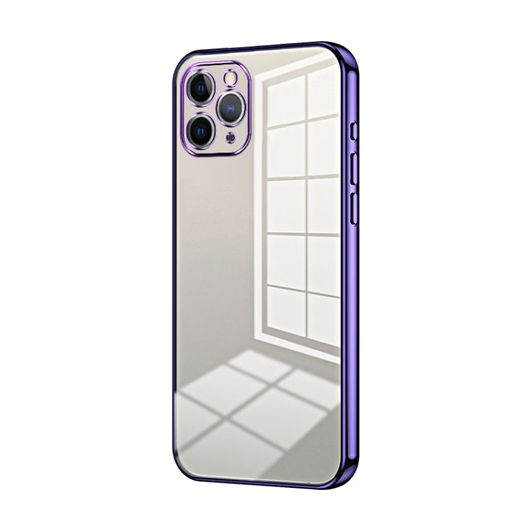 Capa de telemóvel transparente com orifícios finos e revestimento, para iPhone 11 Pro Max, para iPhone 11, para iPhone 11 Pro, para iPhone X / XS, para iPhone XR, para iPhone XS Max