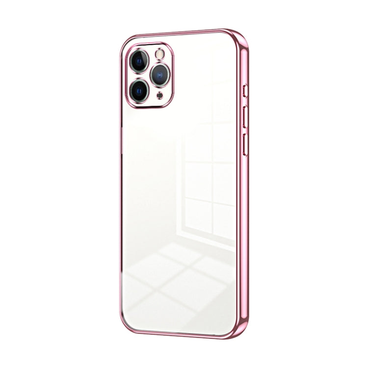 Capa de telemóvel transparente com orifícios finos e revestimento, para iPhone 11 Pro Max, para iPhone 11, para iPhone 11 Pro, para iPhone X / XS, para iPhone XR, para iPhone XS Max