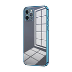 Capa de telemóvel transparente com orifícios finos e revestimento, para iPhone 11 Pro Max, para iPhone 11, para iPhone 11 Pro, para iPhone X / XS, para iPhone XR, para iPhone XS Max