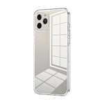 Capa de telemóvel transparente com orifícios finos e revestimento, para iPhone 11 Pro Max, para iPhone 11, para iPhone 11 Pro, para iPhone X / XS, para iPhone XR, para iPhone XS Max