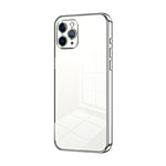 Capa de telemóvel transparente com orifícios finos e revestimento, para iPhone 11 Pro Max, para iPhone 11, para iPhone 11 Pro, para iPhone X / XS, para iPhone XR, para iPhone XS Max