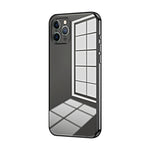 Capa de telemóvel transparente com orifícios finos e revestimento, para iPhone 11 Pro Max, para iPhone 11, para iPhone 11 Pro, para iPhone X / XS, para iPhone XR, para iPhone XS Max