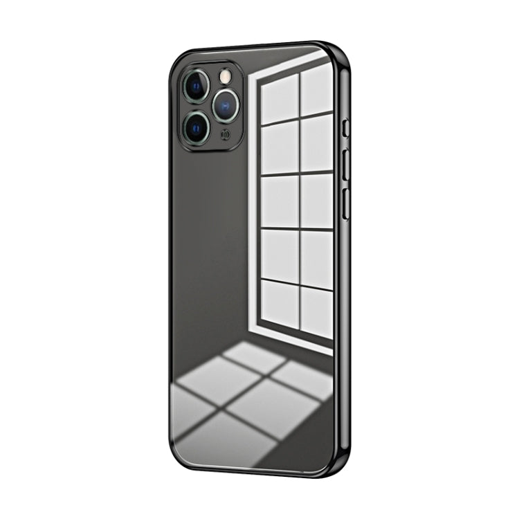 Capa de telemóvel transparente com orifícios finos e revestimento, para iPhone 11 Pro Max, para iPhone 11, para iPhone 11 Pro, para iPhone X / XS, para iPhone XR, para iPhone XS Max
