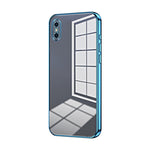 Capa de telemóvel transparente com orifícios finos e revestimento, para iPhone 11 Pro Max, para iPhone 11, para iPhone 11 Pro, para iPhone X / XS, para iPhone XR, para iPhone XS Max