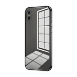 Capa de telemóvel transparente com orifícios finos e revestimento, para iPhone 11 Pro Max, para iPhone 11, para iPhone 11 Pro, para iPhone X / XS, para iPhone XR, para iPhone XS Max