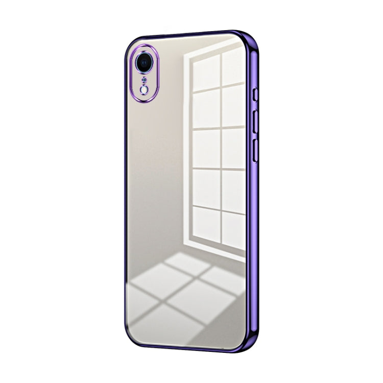 Capa de telemóvel transparente com orifícios finos e revestimento, para iPhone 11 Pro Max, para iPhone 11, para iPhone 11 Pro, para iPhone X / XS, para iPhone XR, para iPhone XS Max