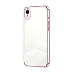 Capa de telemóvel transparente com orifícios finos e revestimento, para iPhone 11 Pro Max, para iPhone 11, para iPhone 11 Pro, para iPhone X / XS, para iPhone XR, para iPhone XS Max