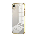 Capa de telemóvel transparente com orifícios finos e revestimento, para iPhone 11 Pro Max, para iPhone 11, para iPhone 11 Pro, para iPhone X / XS, para iPhone XR, para iPhone XS Max