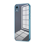 Capa de telemóvel transparente com orifícios finos e revestimento, para iPhone 11 Pro Max, para iPhone 11, para iPhone 11 Pro, para iPhone X / XS, para iPhone XR, para iPhone XS Max