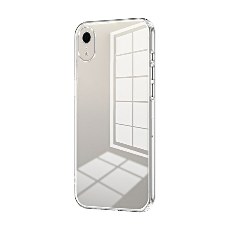 Capa de telemóvel transparente com orifícios finos e revestimento, para iPhone 11 Pro Max, para iPhone 11, para iPhone 11 Pro, para iPhone X / XS, para iPhone XR, para iPhone XS Max