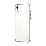 Capa de telemóvel transparente com orifícios finos e revestimento, para iPhone 11 Pro Max, para iPhone 11, para iPhone 11 Pro, para iPhone X / XS, para iPhone XR, para iPhone XS Max