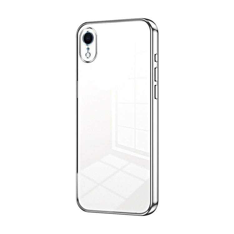 Capa de telemóvel transparente com orifícios finos e revestimento, para iPhone 11 Pro Max, para iPhone 11, para iPhone 11 Pro, para iPhone X / XS, para iPhone XR, para iPhone XS Max