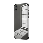 Capa de telemóvel transparente com orifícios finos e revestimento, para iPhone 11 Pro Max, para iPhone 11, para iPhone 11 Pro, para iPhone X / XS, para iPhone XR, para iPhone XS Max