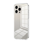 Capa de telemóvel transparente com orifícios finos e revestimento, para iPhone 17e / 16e, para iPhone 17 Pro Max, para iPhone 17 Pro, para iPhone 17, para iPhone Air, para iPhone 16 Pro Max