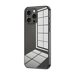 Capa de telemóvel transparente com orifícios finos e revestimento, para iPhone 17e / 16e, para iPhone 17 Pro Max, para iPhone 17 Pro, para iPhone 17, para iPhone Air, para iPhone 16 Pro Max