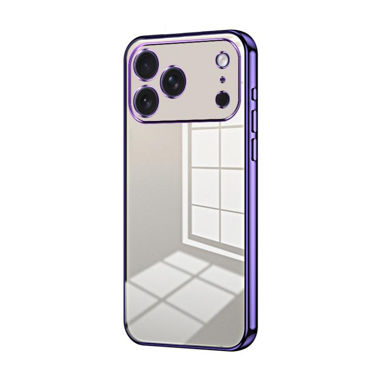 Capa de telemóvel transparente com orifícios finos e revestimento, para iPhone 17e / 16e, para iPhone 17 Pro Max, para iPhone 17 Pro, para iPhone 17, para iPhone Air, para iPhone 16 Pro Max