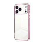 Capa de telemóvel transparente com orifícios finos e revestimento, para iPhone 17e / 16e, para iPhone 17 Pro Max, para iPhone 17 Pro, para iPhone 17, para iPhone Air, para iPhone 16 Pro Max