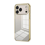 Capa de telemóvel transparente com orifícios finos e revestimento, para iPhone 17e / 16e, para iPhone 17 Pro Max, para iPhone 17 Pro, para iPhone 17, para iPhone Air, para iPhone 16 Pro Max