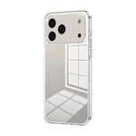 Capa de telemóvel transparente com orifícios finos e revestimento, para iPhone 17e / 16e, para iPhone 17 Pro Max, para iPhone 17 Pro, para iPhone 17, para iPhone Air, para iPhone 16 Pro Max