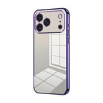 Capa de telemóvel transparente com orifícios finos e revestimento, para iPhone 17e / 16e, para iPhone 17 Pro Max, para iPhone 17 Pro, para iPhone 17, para iPhone Air, para iPhone 16 Pro Max