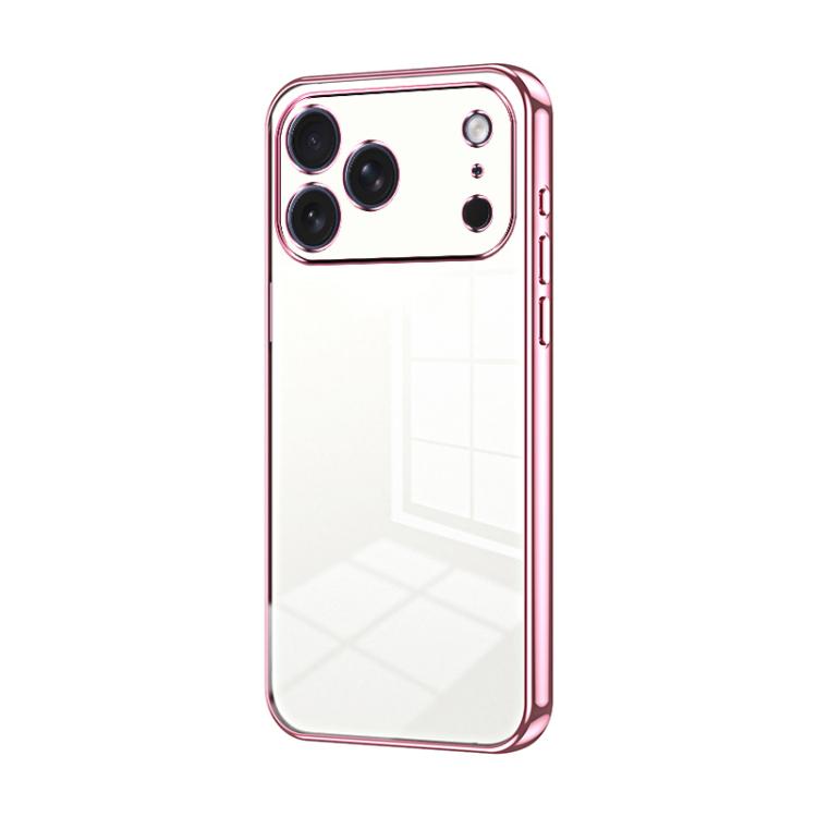 Capa de telemóvel transparente com orifícios finos e revestimento, para iPhone 17e / 16e, para iPhone 17 Pro Max, para iPhone 17 Pro, para iPhone 17, para iPhone Air, para iPhone 16 Pro Max