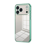 Capa de telemóvel transparente com orifícios finos e revestimento, para iPhone 17e / 16e, para iPhone 17 Pro Max, para iPhone 17 Pro, para iPhone 17, para iPhone Air, para iPhone 16 Pro Max