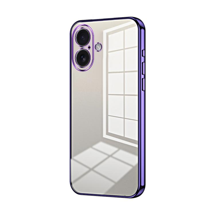 Capa de telemóvel transparente com orifícios finos e revestimento, para iPhone 17e / 16e, para iPhone 17 Pro Max, para iPhone 17 Pro, para iPhone 17, para iPhone Air, para iPhone 16 Pro Max