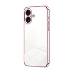 Capa de telemóvel transparente com orifícios finos e revestimento, para iPhone 17e / 16e, para iPhone 17 Pro Max, para iPhone 17 Pro, para iPhone 17, para iPhone Air, para iPhone 16 Pro Max