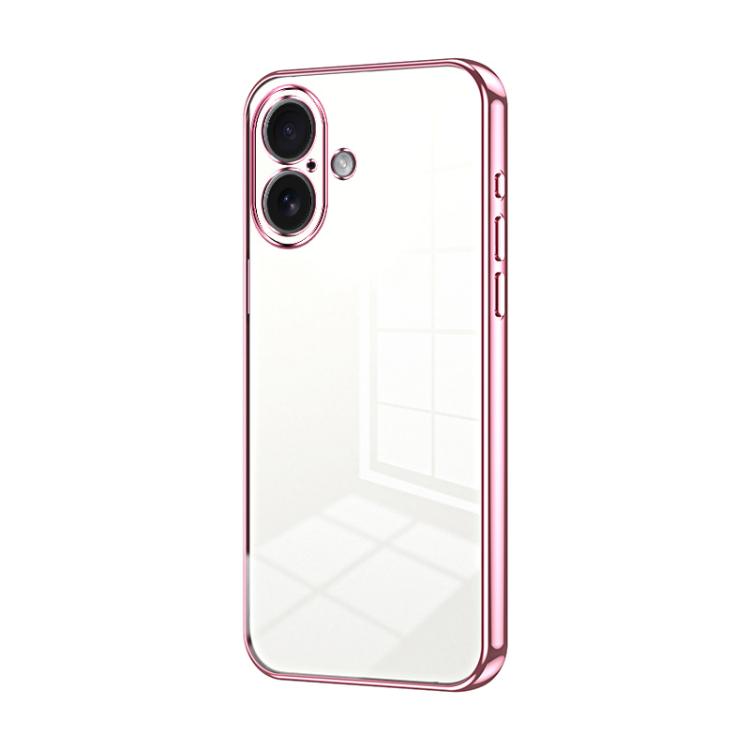 Capa de telemóvel transparente com orifícios finos e revestimento, para iPhone 17e / 16e, para iPhone 17 Pro Max, para iPhone 17 Pro, para iPhone 17, para iPhone Air, para iPhone 16 Pro Max