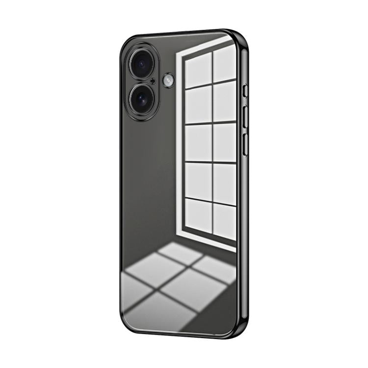 Capa de telemóvel transparente com orifícios finos e revestimento, para iPhone 17e / 16e, para iPhone 17 Pro Max, para iPhone 17 Pro, para iPhone 17, para iPhone Air, para iPhone 16 Pro Max