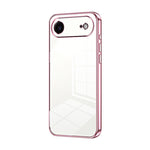Capa de telemóvel transparente com orifícios finos e revestimento, para iPhone 17e / 16e, para iPhone 17 Pro Max, para iPhone 17 Pro, para iPhone 17, para iPhone Air, para iPhone 16 Pro Max